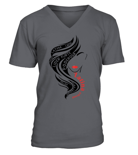 Latina Hispanic Heritage Month V-Neck T-shirt