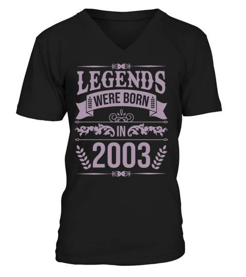 Vintage 2003 20th Birthday Gifts Men Women V-Neck T-shirt