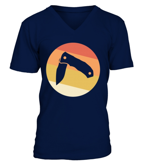 Vintage Pocket Knife V-Neck T-shirt