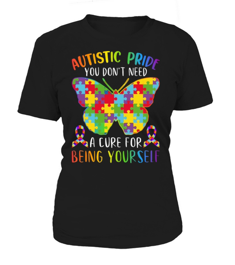 Autistic Pride Autism Awareness Acceptance Love He Women's T-Shirt