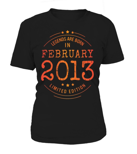 Birthday February 2013 Limited Edition Vintage Women's T-Shirt