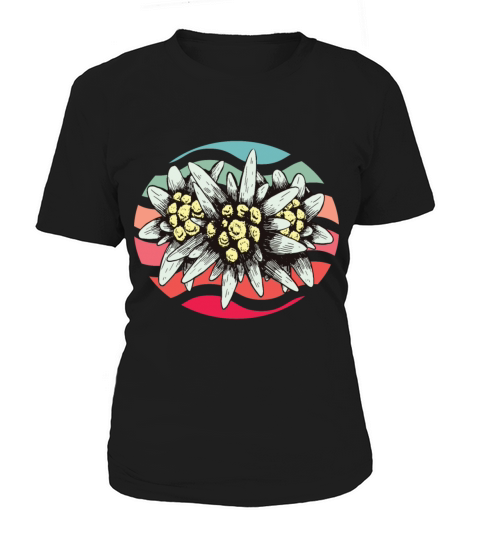 Edelweiss Vintage Switzerland Souvenir Hiking Alps Women's T-Shirt