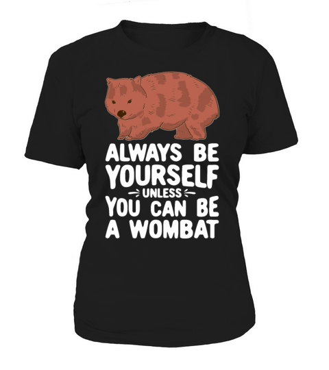 Native Australian Animal Lovers Cute Wombat Women's T-Shirt