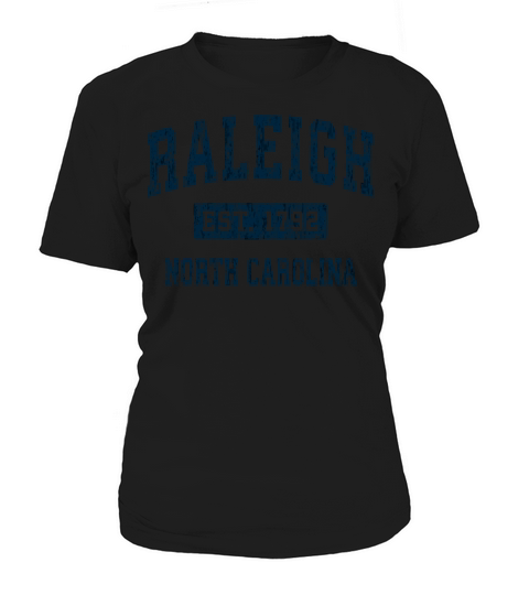 Raleigh North Carolina Nc Vintage Sports Design Na Women's T-Shirt
