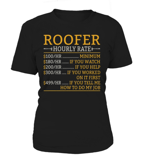 Roofer Dad Roofing Contractor Roofer Technician Women's T-Shirt