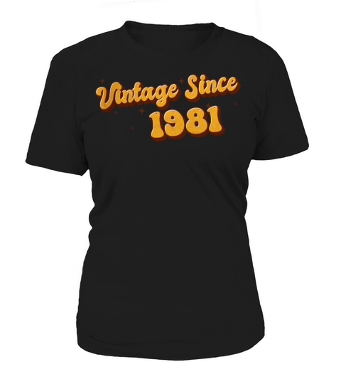 Vintage since 1981 42 Years Old - Groovy 42nd Women's T-Shirt