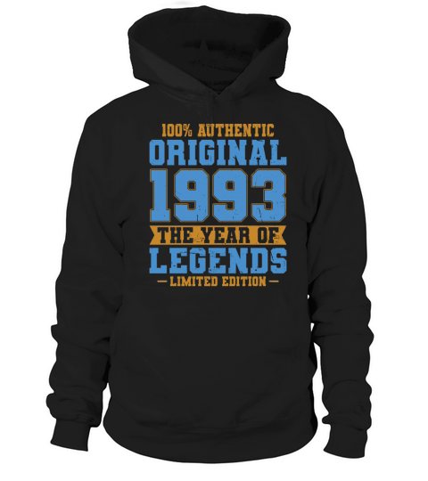 30th birthday vintage 1993 original 1993 Hoodie Unisex