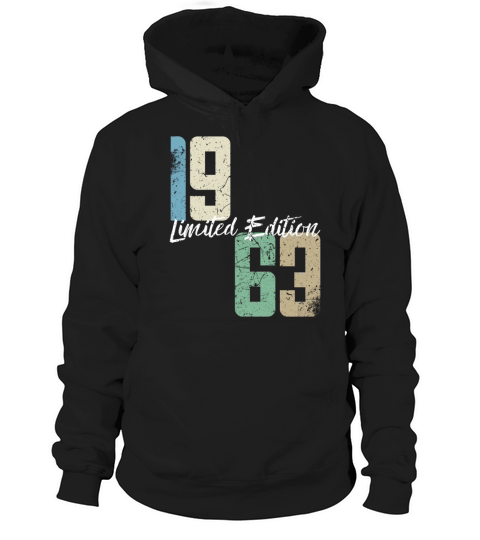 60 Years Vintage 1963 Retro 60th Birthday Hoodie Unisex