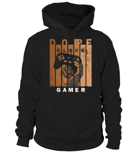 Black Gamer Black histroy month design For Gaming Hoodie Unisex