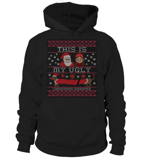 Merry Christmas This My Ugly Christmas Santa Claus funny Hoodie Unisex