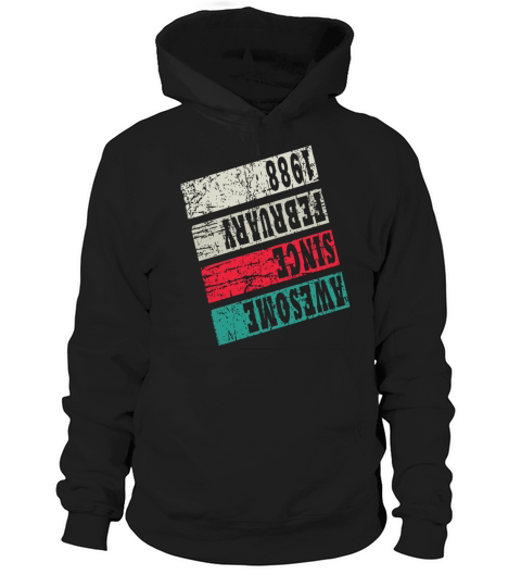 Vintage 1988 Vintage Retro Birthday Gift Hoodie Unisex