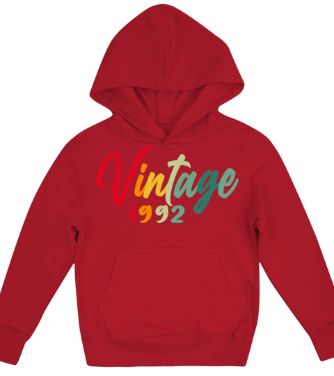 1992 vintage vintage retro birthday gift Kids Hoodie