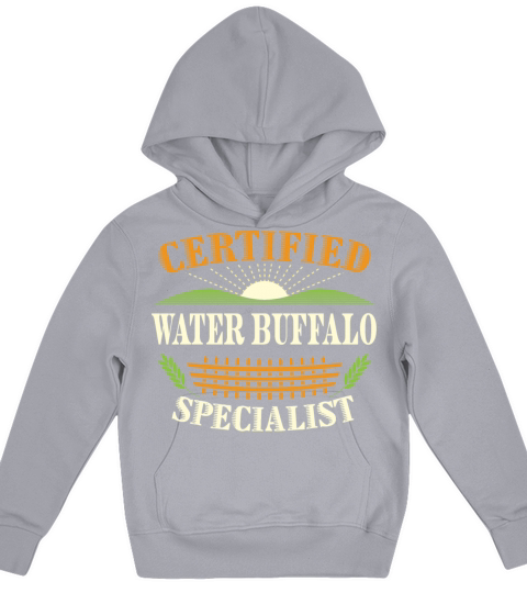 Certified Water Buffalo Specialist Farmer Funny Kids Hoodie
