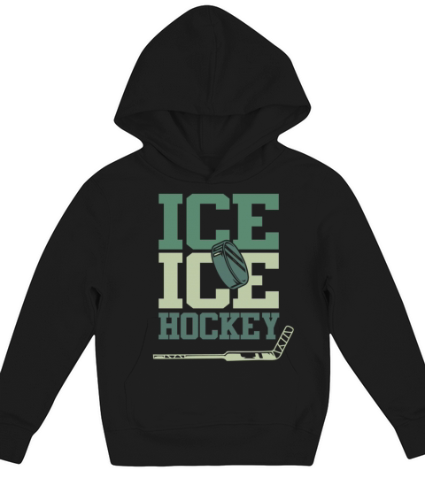 ice hockey sport saying Kids Hoodie