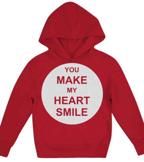 make my heart smile Kids Hoodie