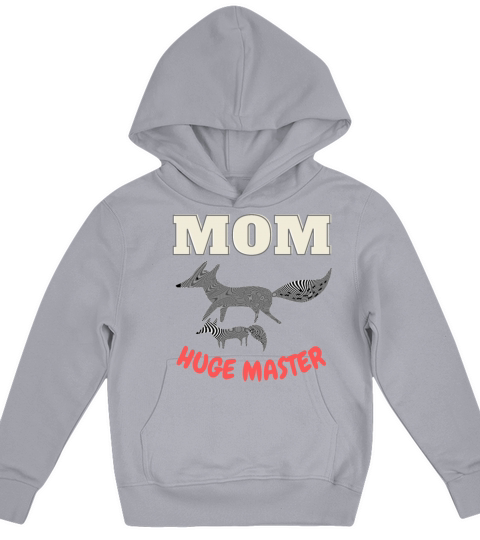 mom huge master Present Retro 80s Love Kids Hoodie
