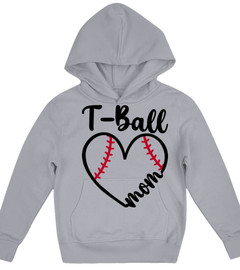 Tball Parent Player T-Ball Mom Kids Hoodie