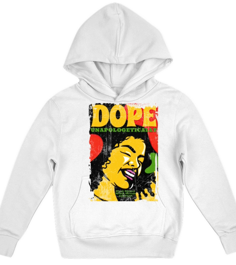 Unapologetically Dope Black History Month African Kids Hoodie