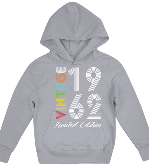 Vintage 1962 Vintage Birthday Retro Vintage Kids Hoodie