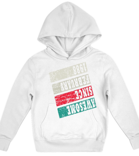 Vintage 1988 Vintage Retro Birthday Gift Kids Hoodie