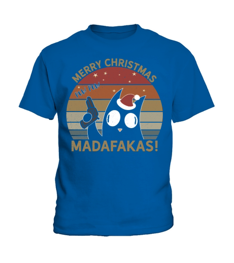 Crazy Cat Christmas Edition PEW PEW Madafakas Kids T-Shirt