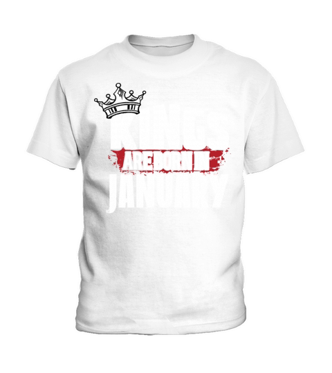 Kings are born in january Kids T-Shirt