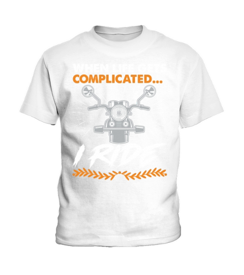 life complicated motorcycle Kids T-Shirt
