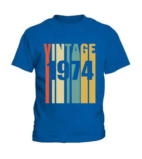 Vintage 1974 Retro Kids T-Shirt
