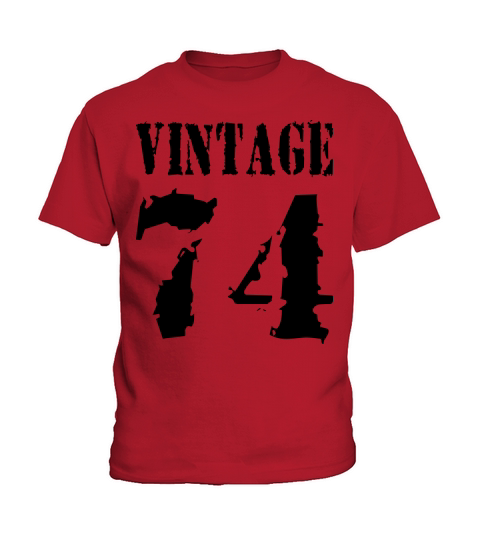 Vintage 1974 - Vintage 74 - Party Vector Kids T-Shirt