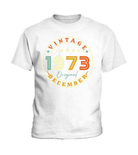 Vintage December 1973 Kids T-Shirt