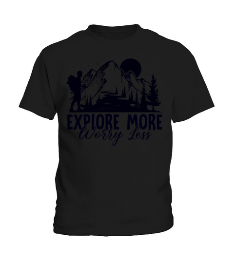 Vintage Mountains Climber Hiker Kids T-Shirt