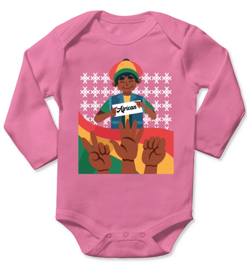 Fun Hand Artboard Long Sleeve Baby One-Piece