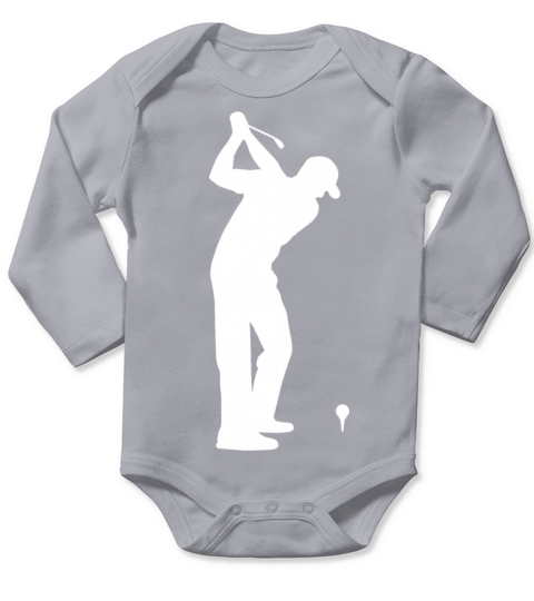 Golf Player Golfer Sports Game Long Sleeve Baby One-Piece