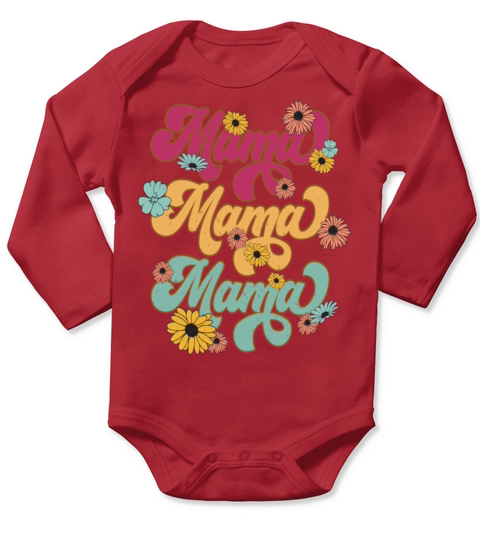 Mama Bear Long Sleeve Baby One-Piece