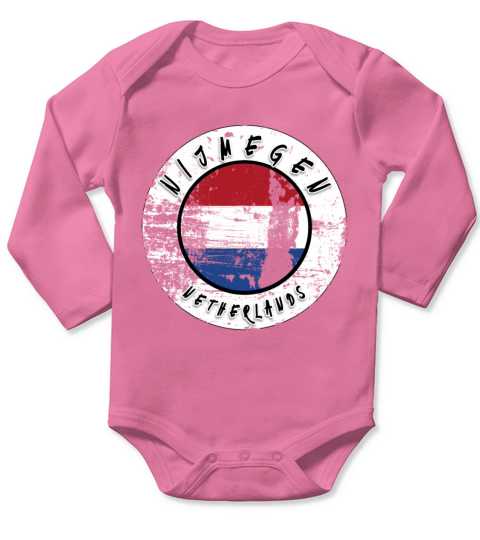 Nijmegen Netherlands Vintage Long Sleeve Baby One-Piece