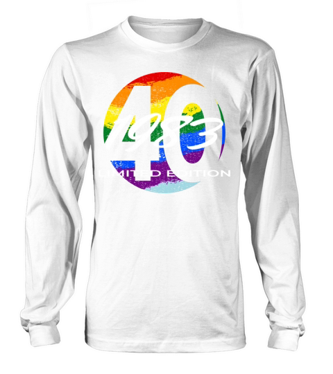 40th birthday men women 40 years 1983 vintage Long sleeved Unisex