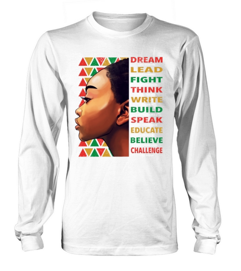 BLM Melanin Pride African American Black History Long sleeved Unisex
