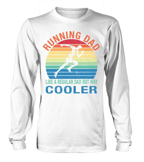 Cool Running Dad Running Lover Dad Jogging Father Long sleeved Unisex