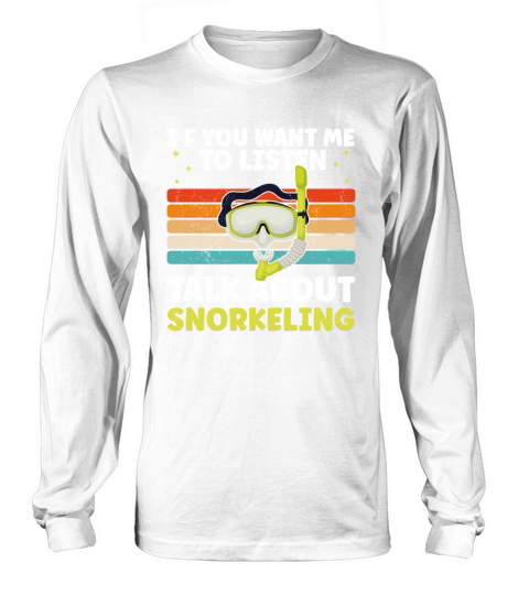 Funny Snorkeling Dive Design For Snorkeler Cool Long sleeved Unisex