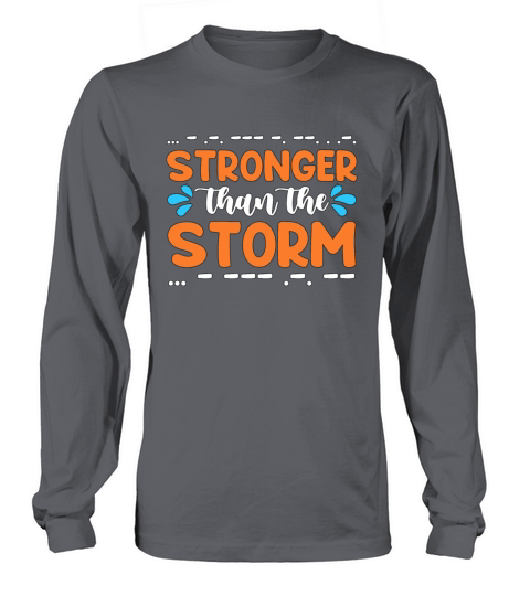 Ham Radio Stronger Than The Storm Radio Operator Long sleeved Unisex
