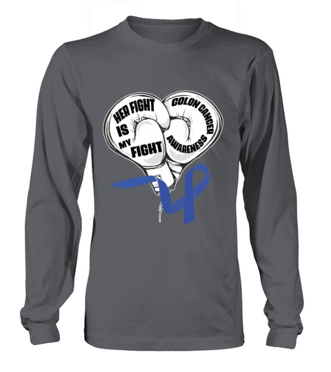 I Wear Blue Colon Cancer Awareness Survivor Long sleeved Unisex