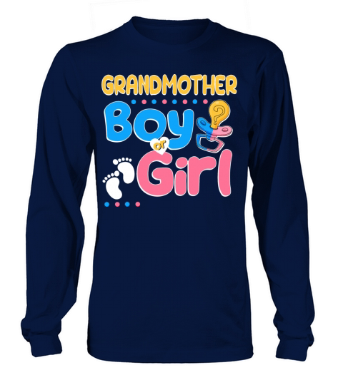 Pink or Blue Grandmother Loves You Best Grandma Long sleeved Unisex
