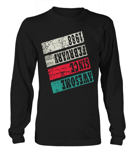 Vintage 1988 Vintage Retro Birthday Gift Long sleeved Unisex