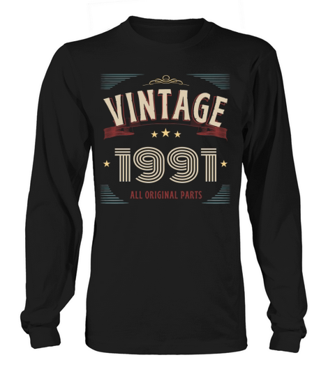 VINTAGE 1991 ALL ORIGINAL PARTS Long sleeved Unisex