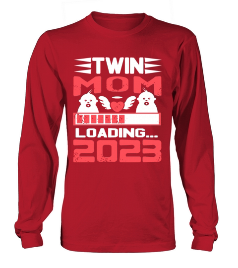 Womens Twin Mama Twin Mom to Be Pregnancy Long sleeved Unisex