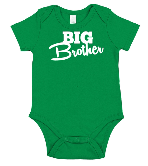 big brother Short Sleeve Baby One-Piece