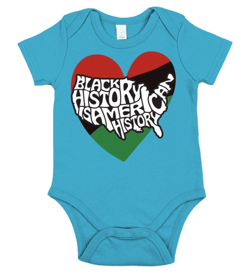 Black History Month 3 Short Sleeve Baby One-Piece
