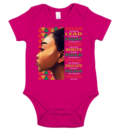 BLM Melanin Pride African American Black History Short Sleeve Baby One-Piece