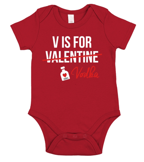 Funny Valentines Day Gift Short Sleeve Baby One-Piece