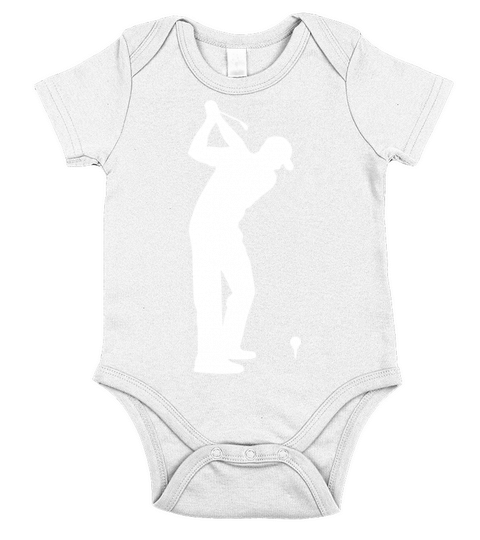 Golf Player Golfer Sports Game Short Sleeve Baby One-Piece